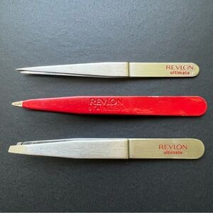 SALE 🌻 REVLON ULTIMATE TWEEZERS - set of 3